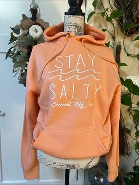 Stay Salty Crescent City Peach Hoodie - Women